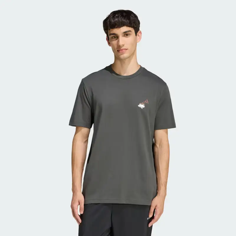 Adidas T-shirt Grigio 3780575