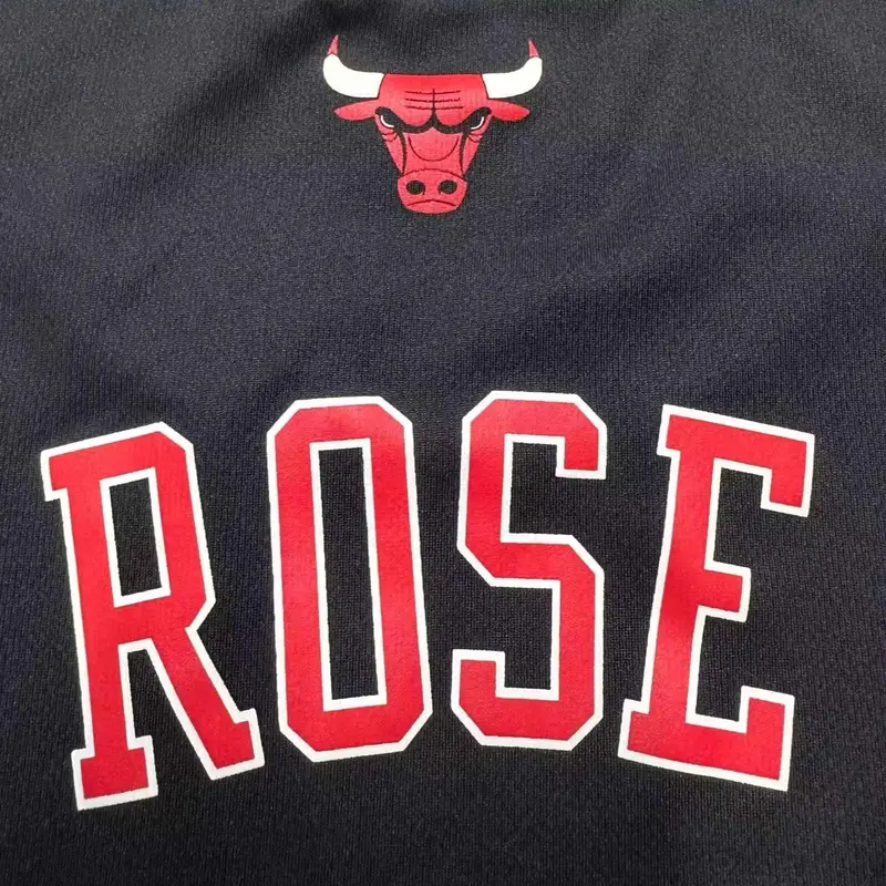 Adidas Canotta da Basket Unisex Chicago Bulls Rose 1 Nero miniatura 2