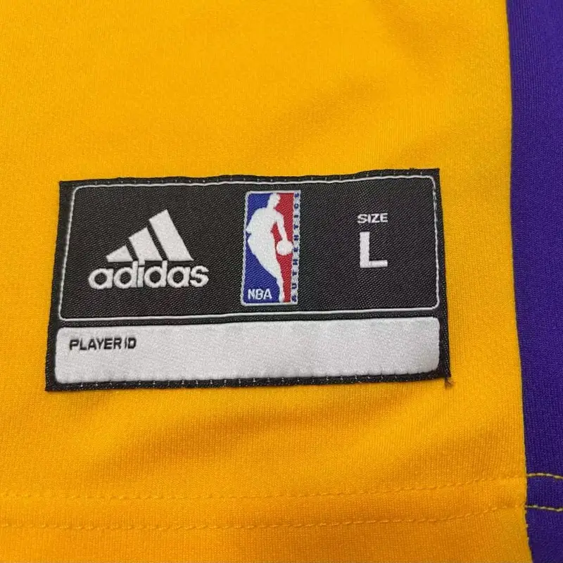 Collaborazione Adidas X NBA Los Angeles Lakers Kobe Bryant Comoda Maglia 24 Canotta da Basket Top Unisex Giallo U08874 2XL miniatura 4