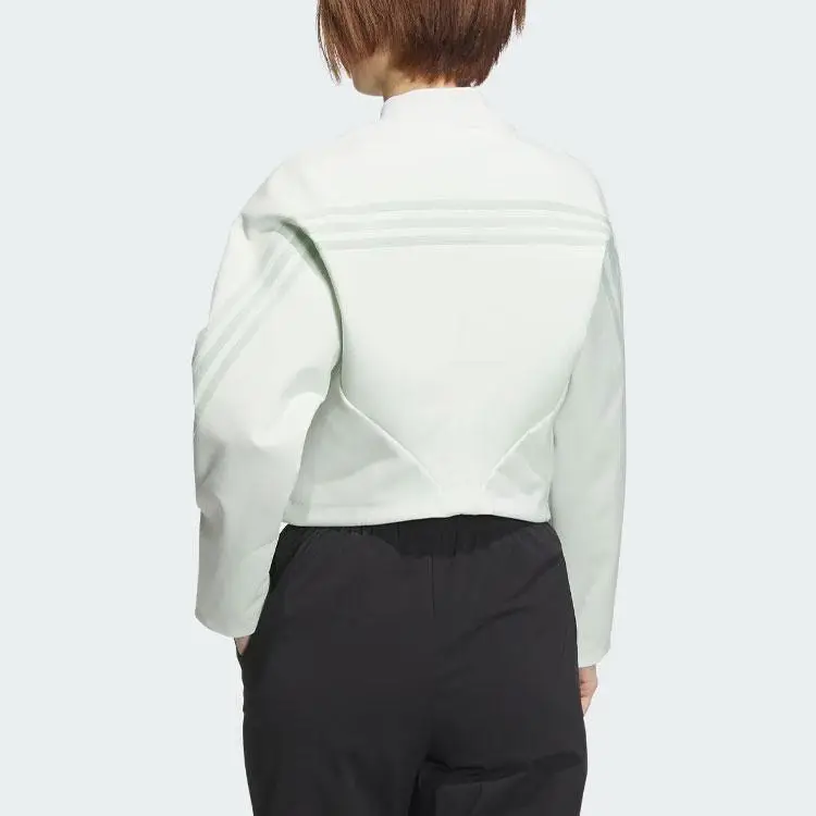 Collaborazione Adidas X Samuel Gui Yang Giacca Samuel Gui Yang con Chiusura a Bottoni Pura e Design Corto Capispalla da Donna Verde Lino JF6665 XL miniatura 5