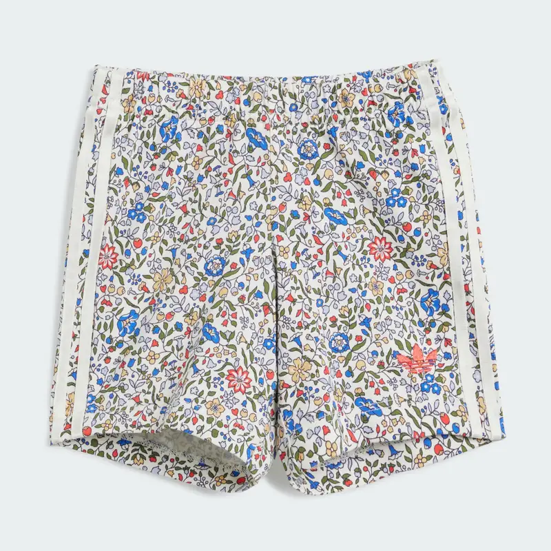 Completo adidas Originals x Liberty London Short Tee Kids Semi Lucid Red miniatura 4