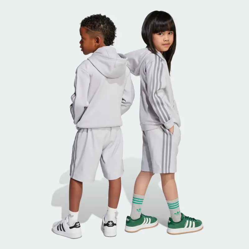 Completo adidas x Minecraft Hoodie Short Kids Light Solid Grey miniatura 2