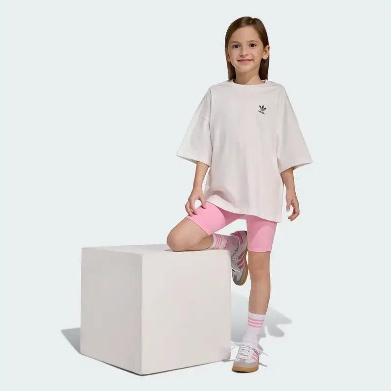 Completo Cycling Shorts and Tee Kids Light Pink miniatura 3