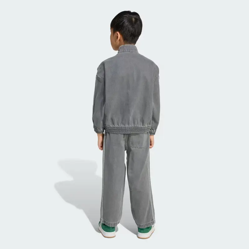 Completo Denim Crew Kids Grey miniatura 4