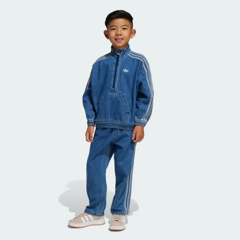 Completo Denim Crew Kids Medium Blue Denim miniatura 2