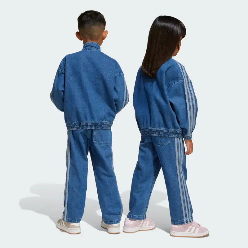 Completo Denim Crew Kids Medium Blue Denim miniatura 3