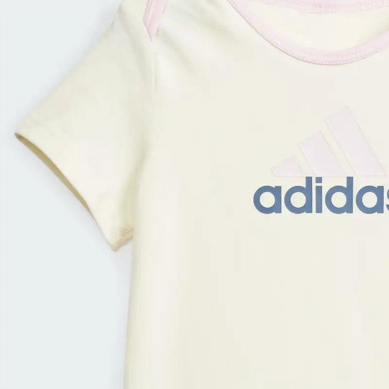 Completo Essentials Big Logo Bodysuit and Beanie Infant Ivory miniatura 4