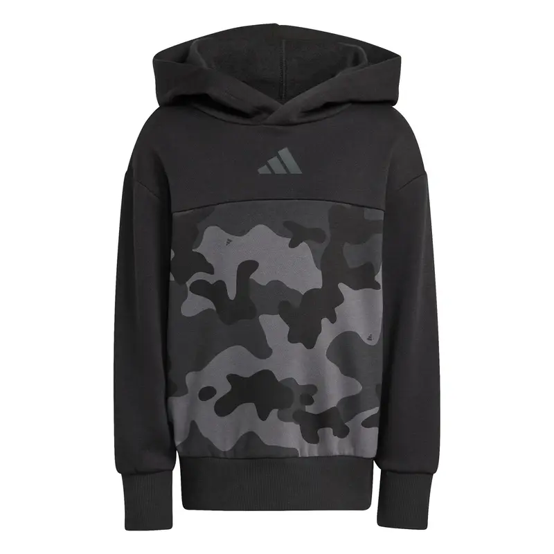 Completo felpa con cappuccio e pantaloni della tuta per bambini adidas Essentials Noir
