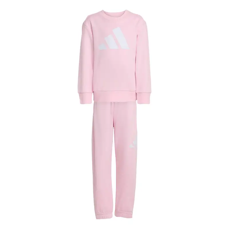 Completo felpa e pantaloni della tuta per bambini adidas Essentials Rose