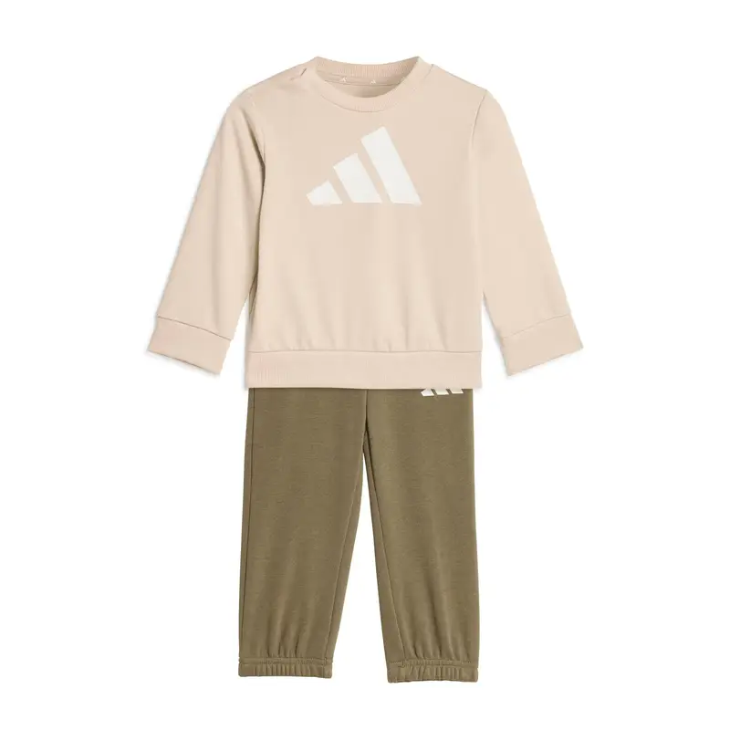 Completo felpa e pantaloni jogging per bebè adidas Essentials Beige