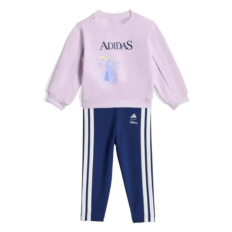 Completo felpa e pantaloni per bambina adidas Disney Frozen Violet