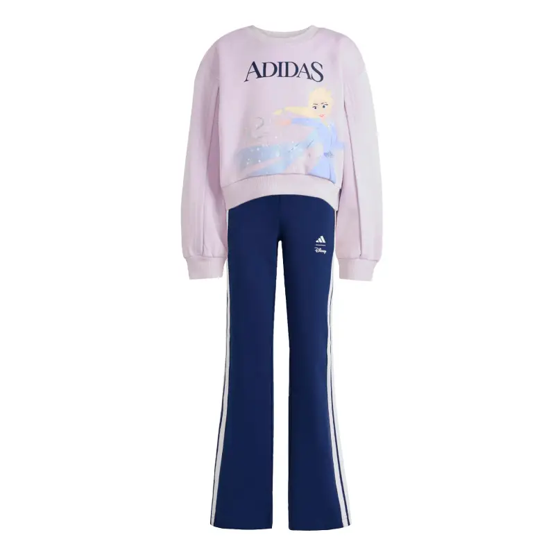 Completo felpa e pantaloni per ragazza adidas Disney Frozen