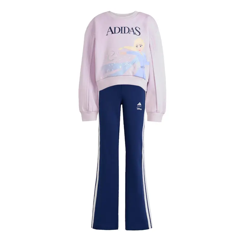 Completo felpa e pantaloni per ragazza adidas Disney Frozen Violet