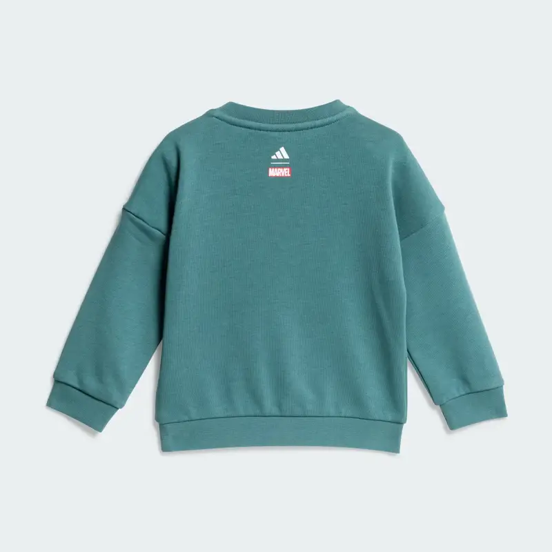 Completo felpa e pantaloni Spider Man Marvel per bambini Preloved Teal miniatura 3