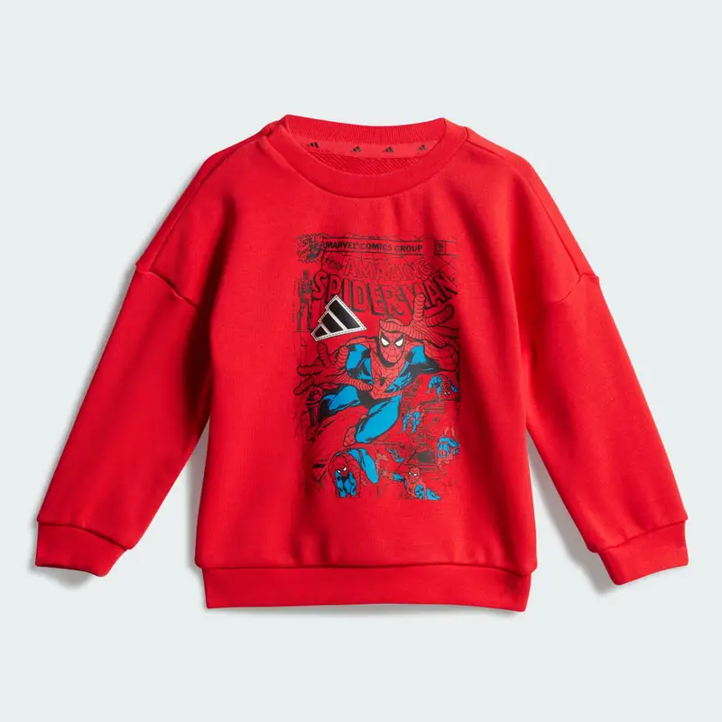 Completo felpa e pantaloni Spider Man Marvel per bambini Pure Ruby miniatura 2