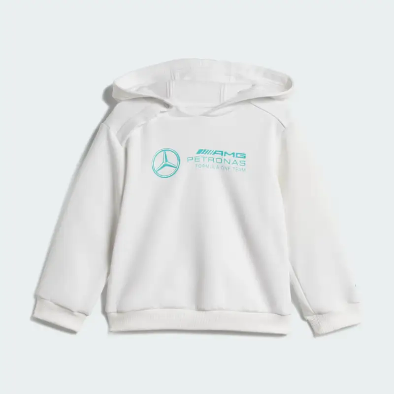 COMPLETO MERCEDES - AMG PETRONAS FORMULA ONE TEAM DNA BABY JOGGER LONG SLEEVE White miniatura 2