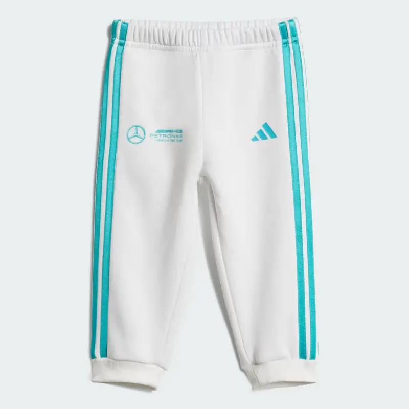 COMPLETO MERCEDES - AMG PETRONAS FORMULA ONE TEAM DNA BABY JOGGER LONG SLEEVE White miniatura 4