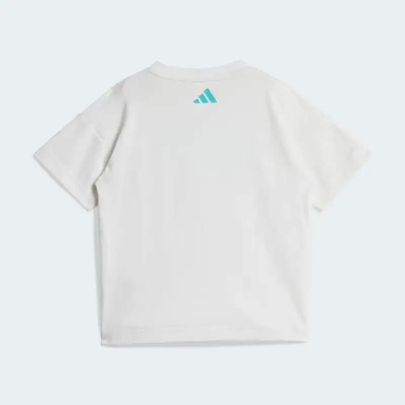 COMPLETO MERCEDES - AMG PETRONAS FORMULA ONE TEAM DNA BABY SHORT SLEEVE White miniatura 3