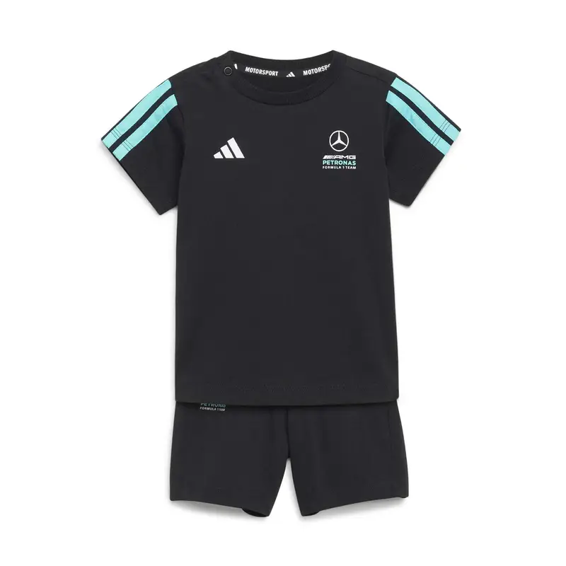 Completo per bebè Mercedes AMG Petronas Formula One Team DNA Noir