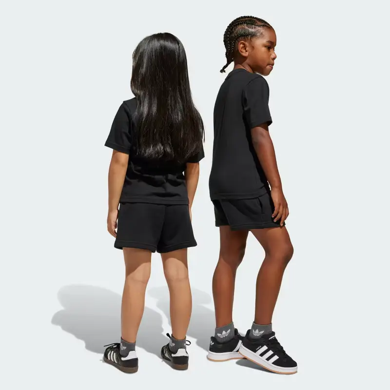 Completo Short and Tee Kids Black miniatura 2