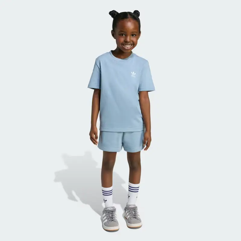 Completo Short and Tee Kids Tactile Blue miniatura 2