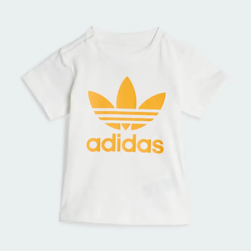 Completo Shorts Tee Infant Eqt Orange miniatura 2
