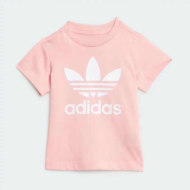 Completo Shorts Tee Infant Semi Pink Spark miniatura 2