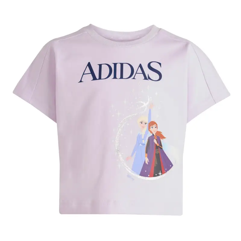 Completo t-shirt e pantaloni corti ragazza adidas Disney Frozen