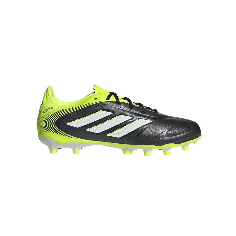 Copa Pure III League Fg Mg Nero Bianco Lime - Scarpe Da Calcio Bambino EUR 38 2/3 / UK 5,5