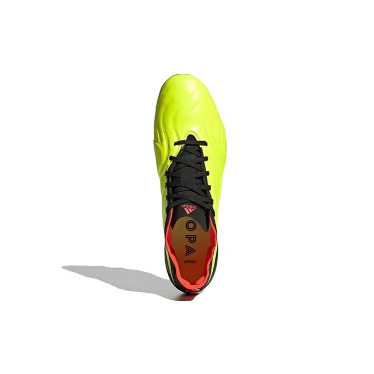 Copa Sense 1 Punta Rotonda Allacciatura AG HG Erba Artificiale Pelle di Canguro Ammortizzanti Leggere Scarpe da Calcio Uomo Scarpe da Calcio Verdi HP2931 40 miniatura 5