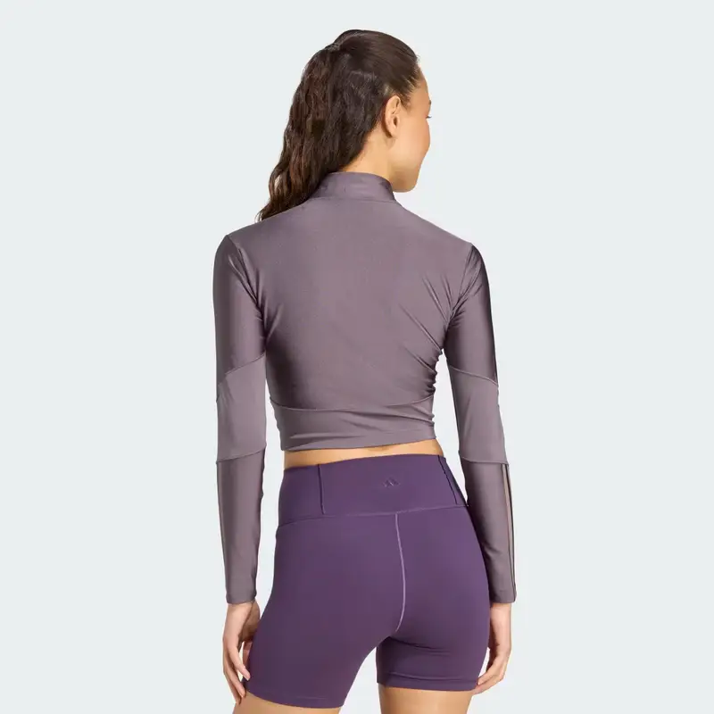 Copricostume Hyperglam Shine con zip integrale Grey Strata miniatura 2