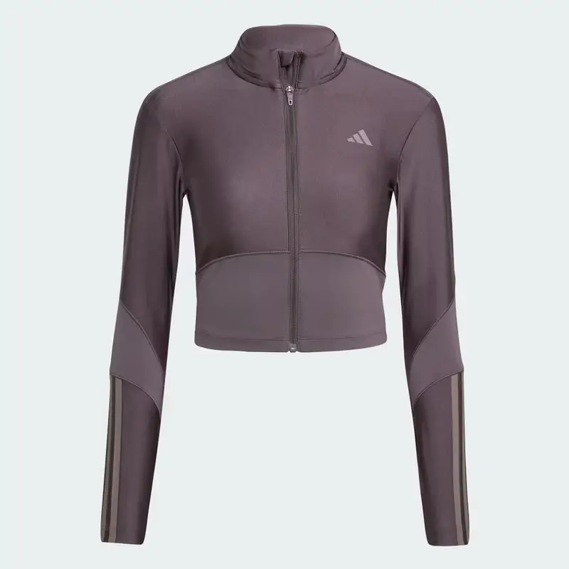 Copricostume Hyperglam Shine con zip integrale Grey Strata miniatura 4