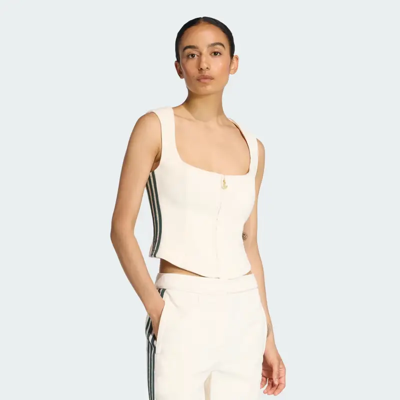 CORSETTO VELLUTO ADIDAS ORIGINALS Chalk White