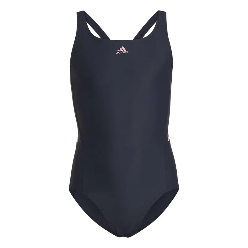 Costume da bagno 1 pezzo per bambina adidas 28 YG 3S MID | Adidas Blu