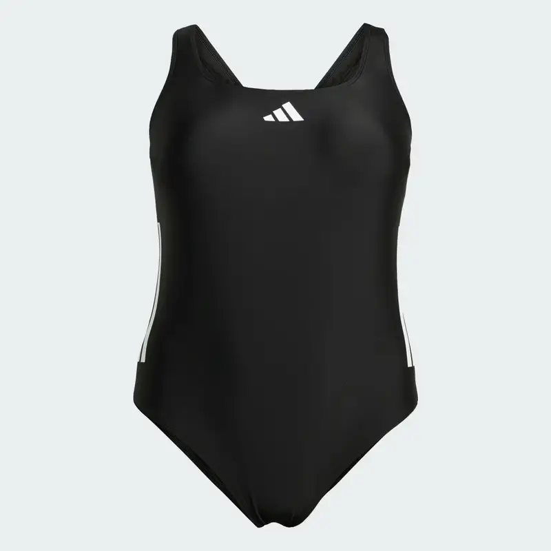 Costume da bagno 3-Stripes C-Back (Curvy) Black miniatura 4