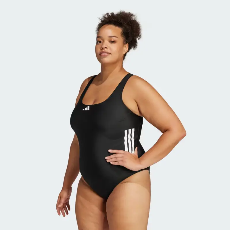 Costume da bagno 3-Stripes C-Back (Curvy) Black
