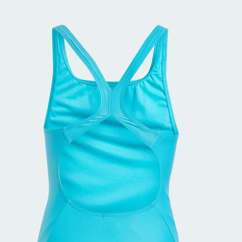 Costume da bagno 3-Stripes C-Back Junior Lucid Cyan miniatura 3