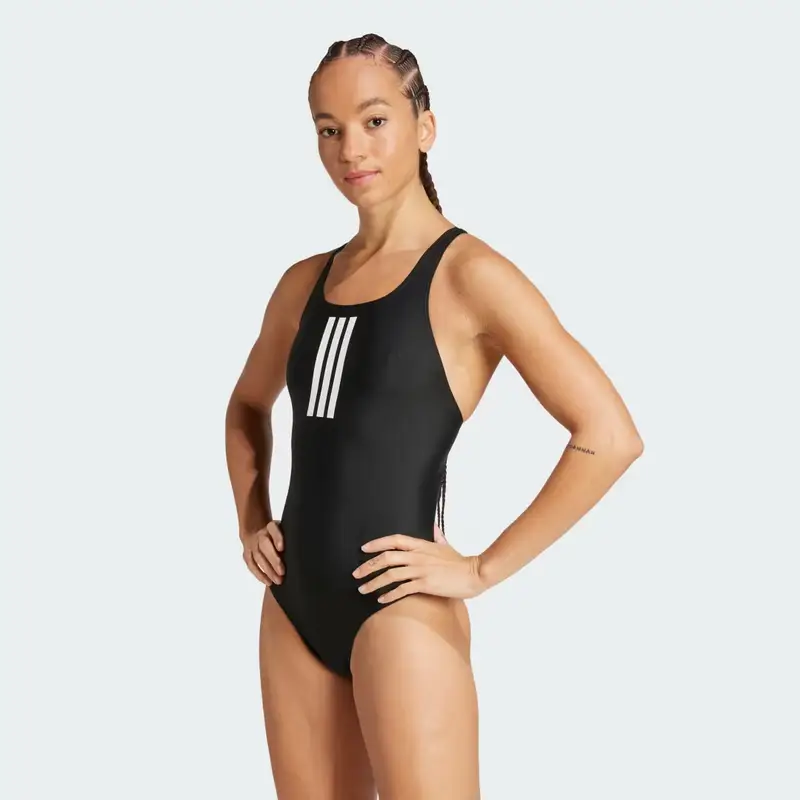 Costume da bagno 3-Stripes V-Back Black