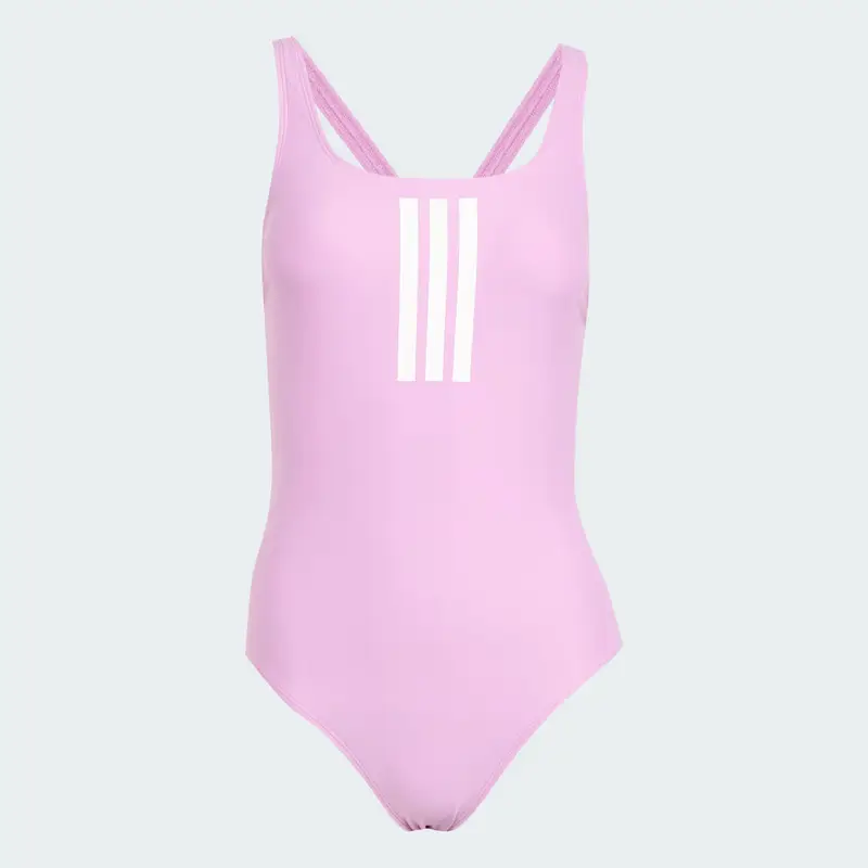 Costume da bagno 3-Stripes V-Back Preloved Purple miniatura 4