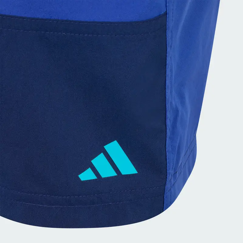 Costume da bagno a blocchi di colore per bambini Lucid Cyan miniatura 3