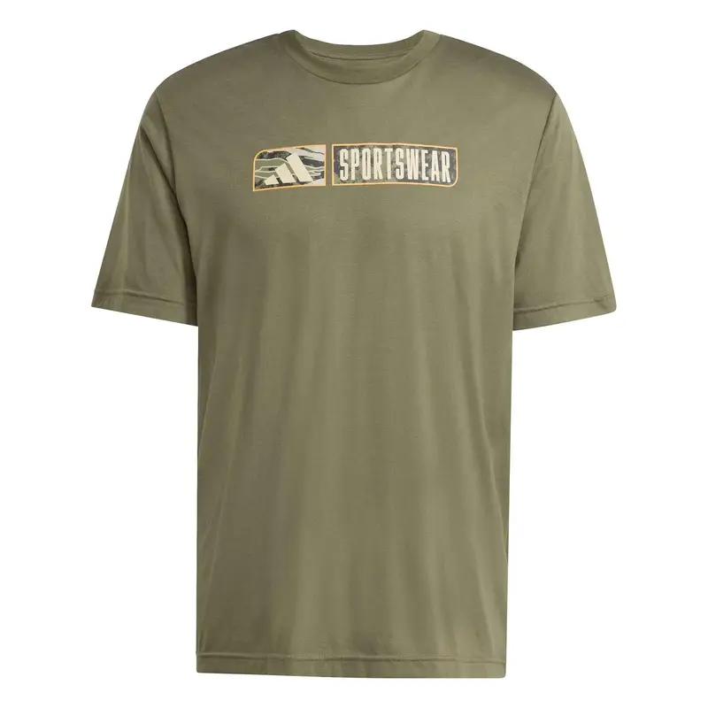 Costume da bagno a righe adidas Camo Vert