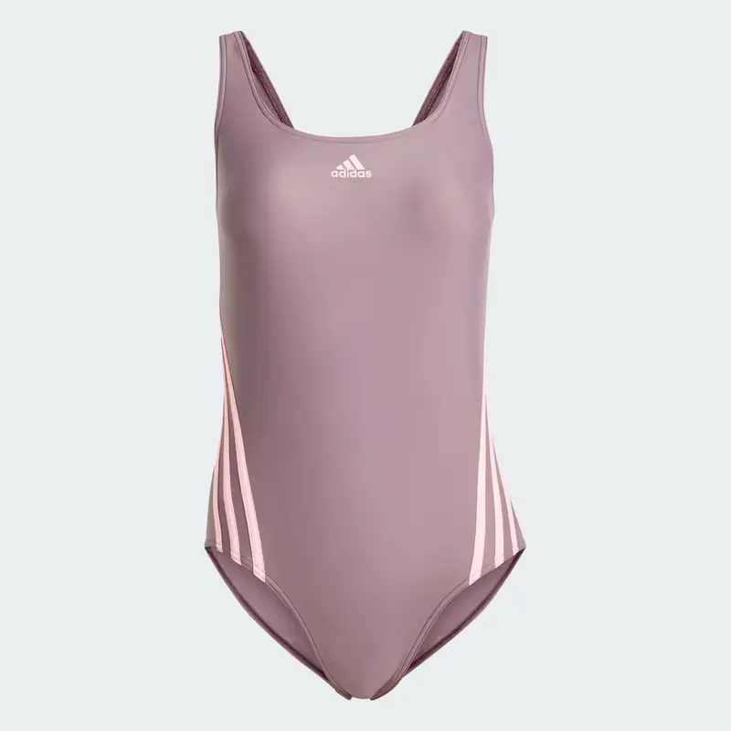 Costume da bagno adidas 3-Stripes Shadow Fig miniatura 4