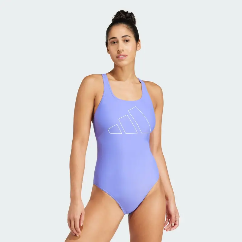 Costume da bagno Big Bars | Adidas Blu mediterraneo