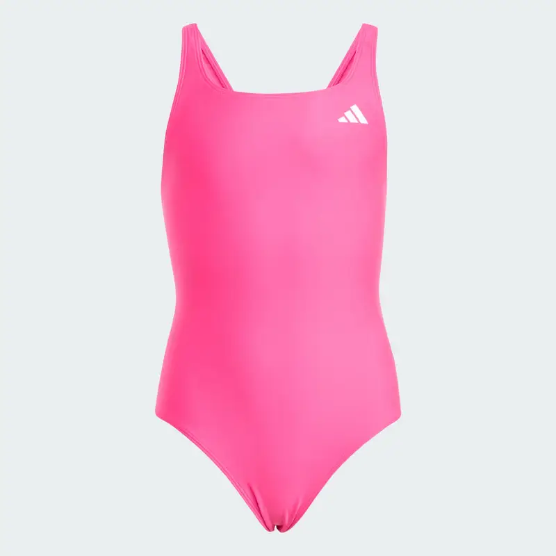 Costume da bagno con schienale a V per bambini Shock Pink