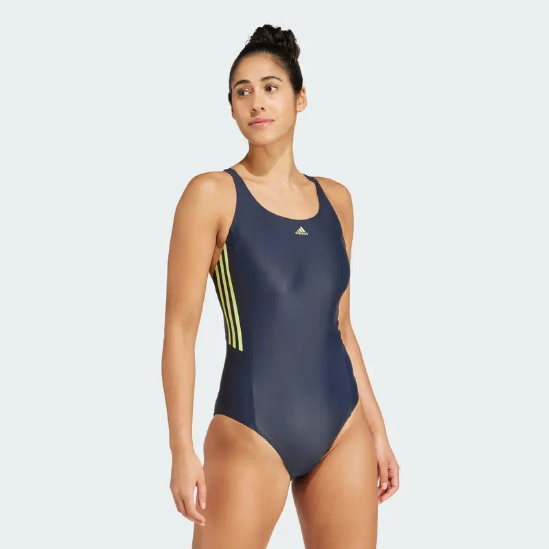 Costume da bagno Mid 3-Stripes | Adidas Blu petrolio