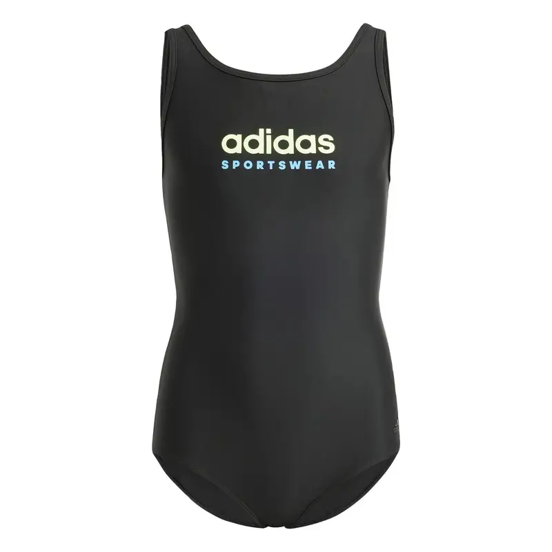 Costume da bagno Sportswear U-Back Kids | Adidas Nero