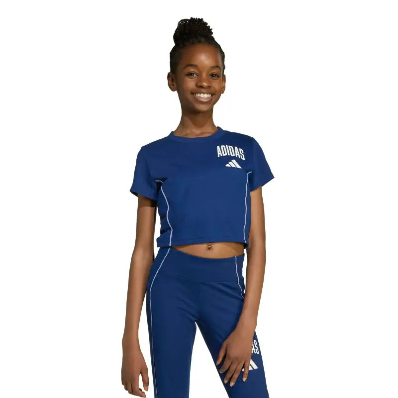 Costume da bagno stampato per bambina adidas Train Essentials Collegiate