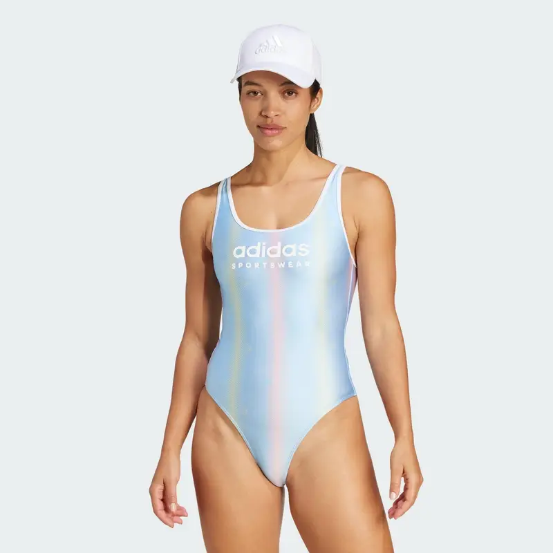 Costume da bagno Tiro U-Back | Adidas Blu