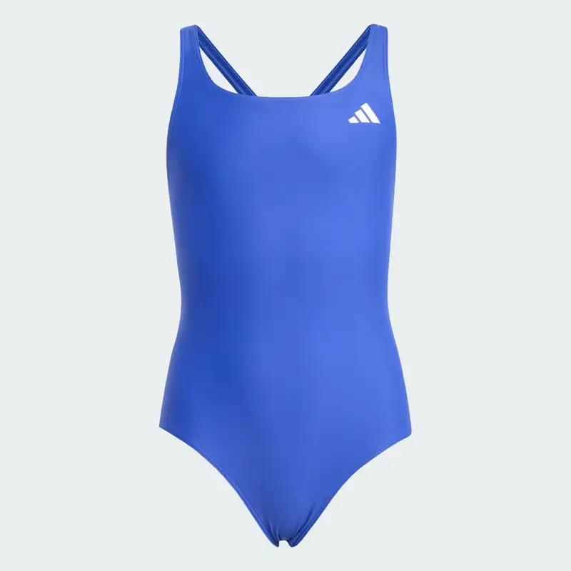 Costume da bagno V-back Bambini Semi Lucid Blue