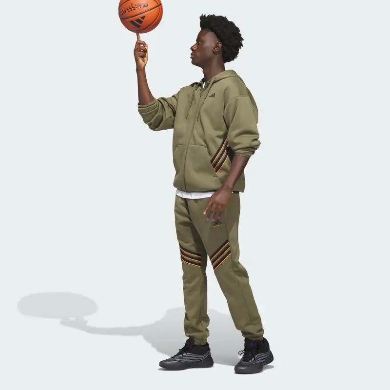 CRAZY WARM FELPA CON CAPPUCCIO Olive Strata miniatura 3